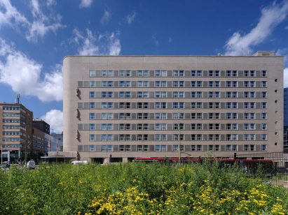 PostNL has a concrete exterior