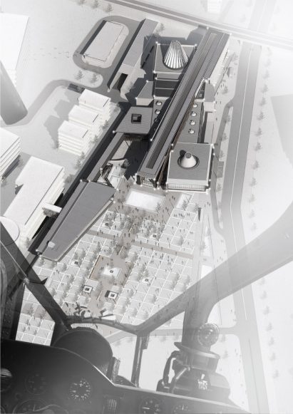 Up high visualisation from tall building