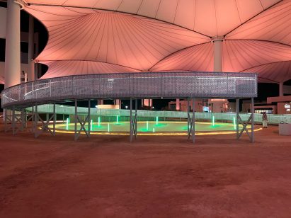 Viewing platform within Jeddah airport