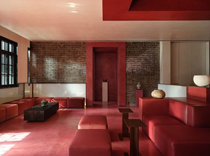 Interior of the cocktail bar at Gud restaurant by Studio8