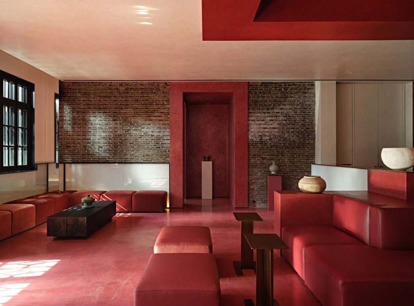 Interior of the cocktail bar at Gud restaurant by Studio8