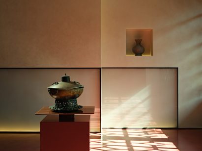 Antique hotpots at the Gud restaurant by Studio8