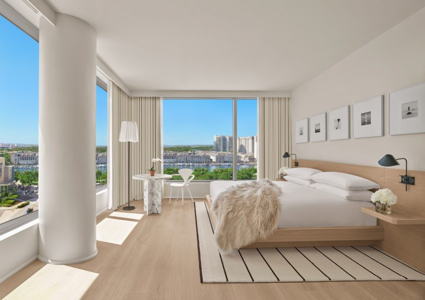 Bedroom with understated decor