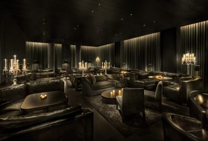 All-black room at the Arts Club