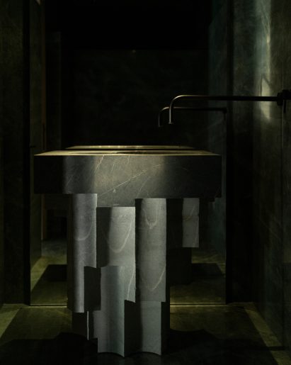 Tikal marble washbasin