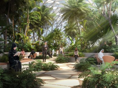 A rendering of the interior of The Loop