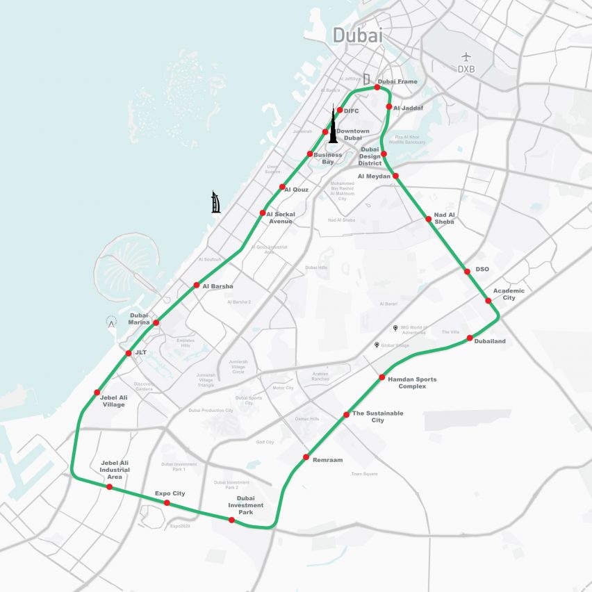Map of The Loop by Urb
