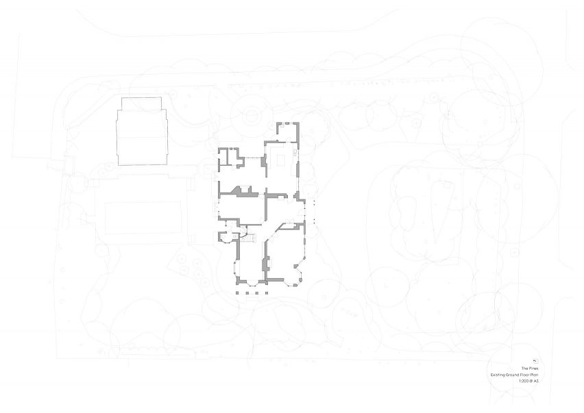 Pre-existing floor plan