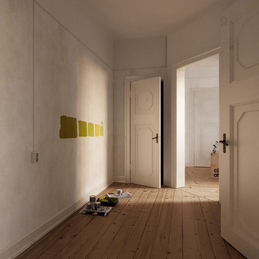 Render of Uncanny Spaces interior by Christoffer Jansson