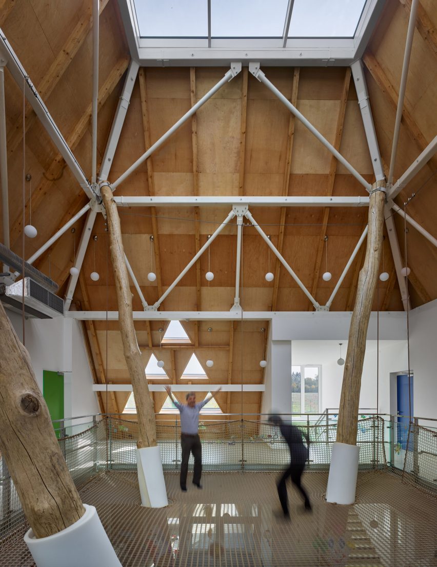 Interior of Větrník Kindergarten in Czech Republic by Architektura