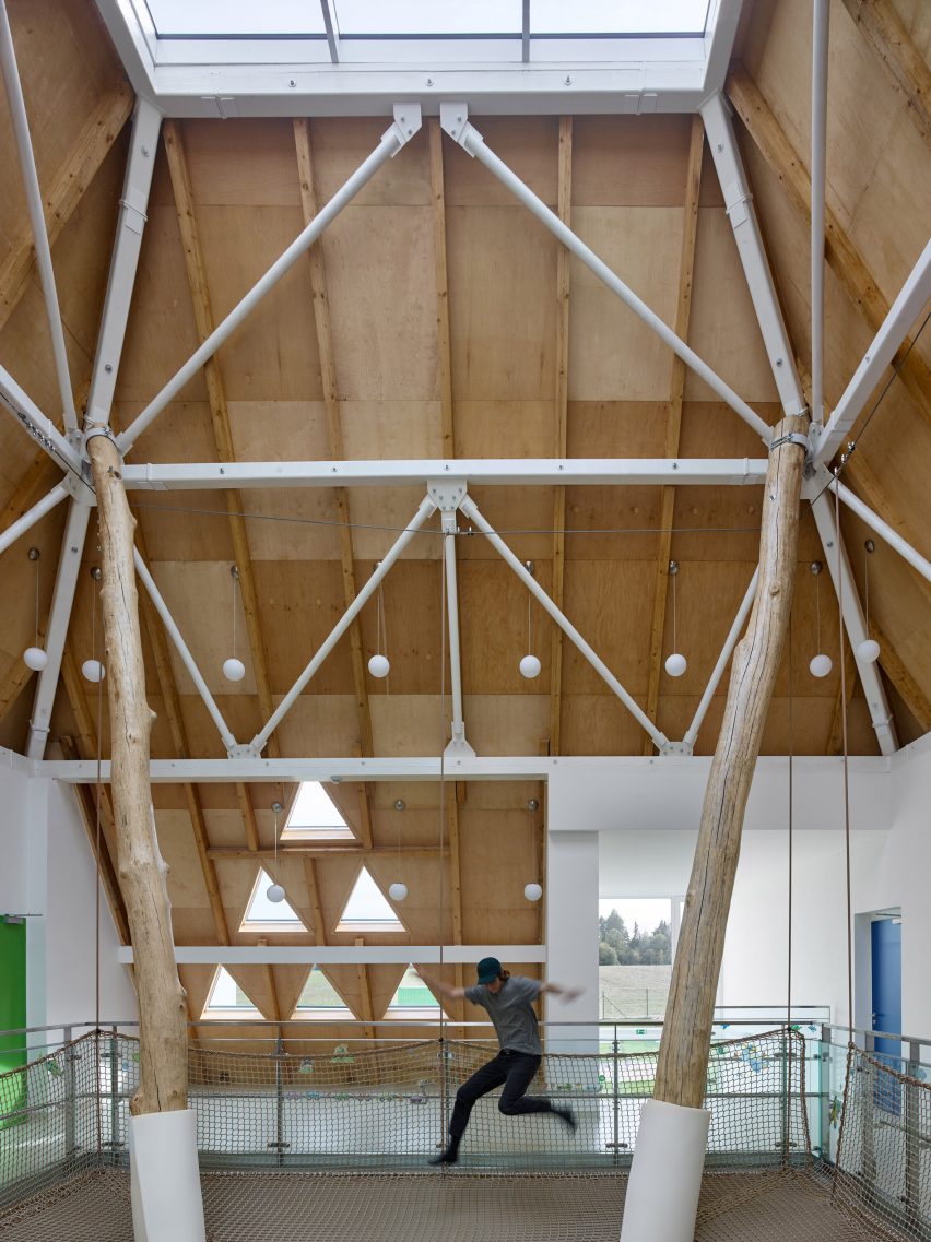 Interior of Větrník Kindergarten in Czech Republic by Architektura