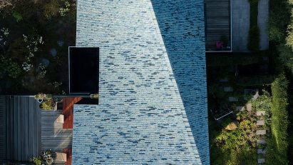 Mecanoo's Dutch tiled house from above