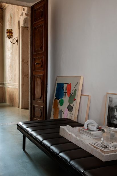 Hallway within Vipp pop-up hotel