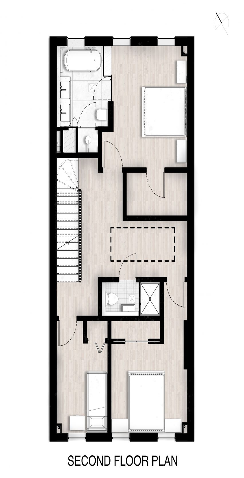 Warren Street townhouse studio vural