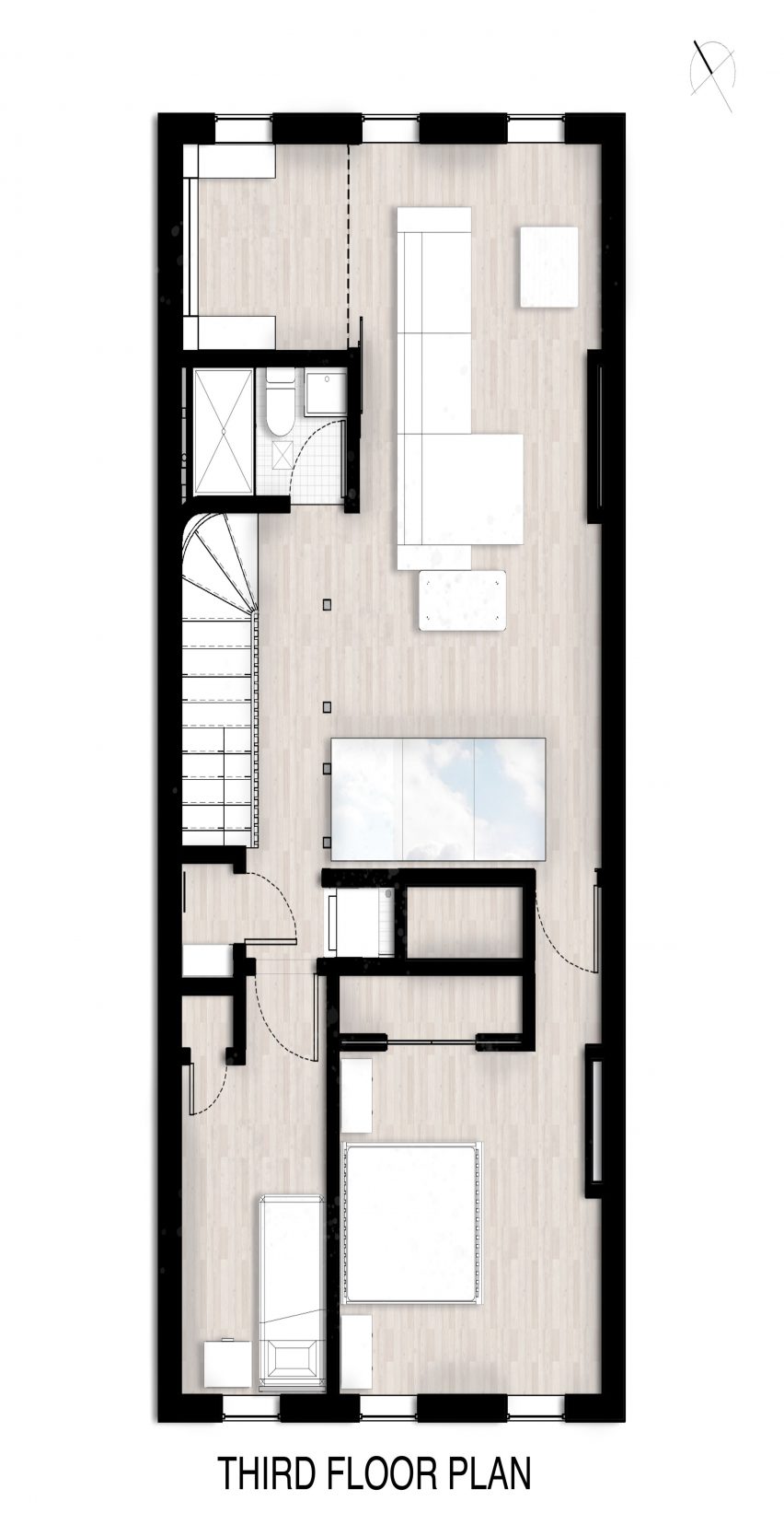 Warren Street townhouse studio vural