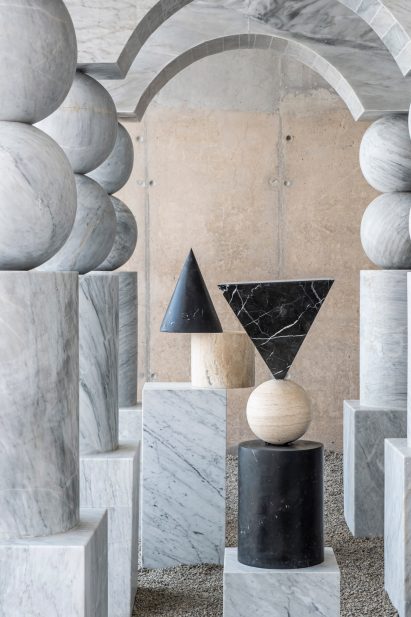 Stone arches at Galerie Philia