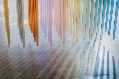 Close up of 3form's 2023 Color Collection 