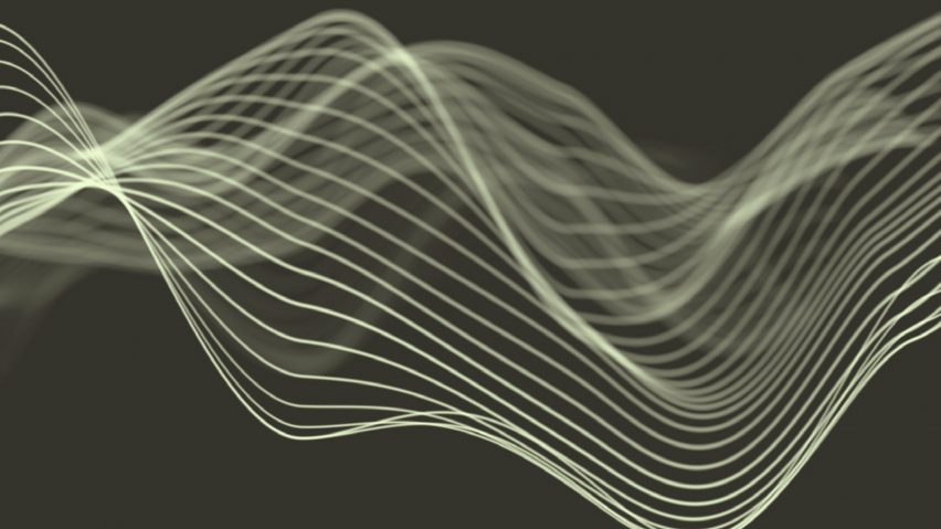 Abstract wave image