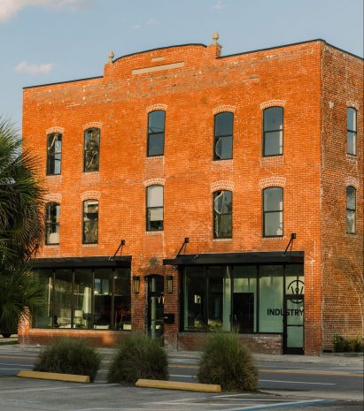Outside of Industry West showroom