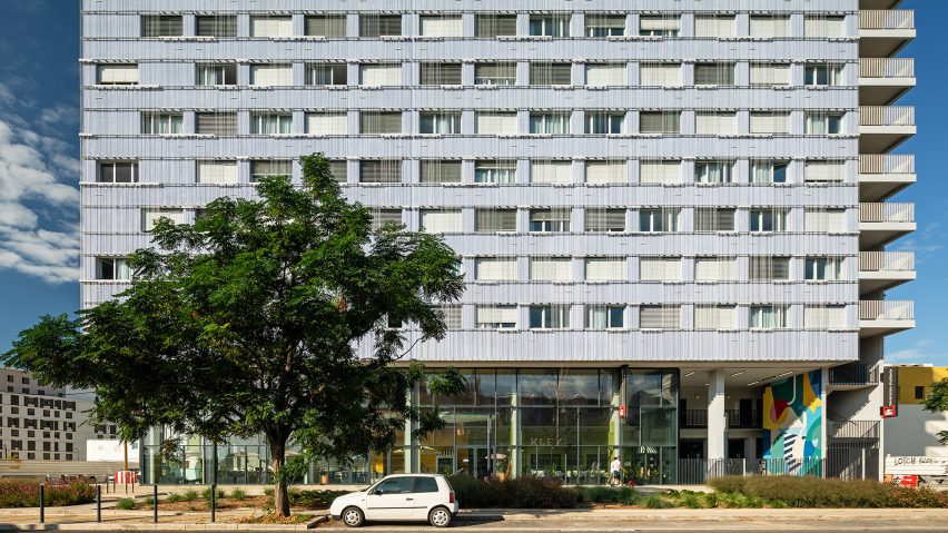 Student residence in France utilises Kriskadecor’s adaptable aluminium cladding