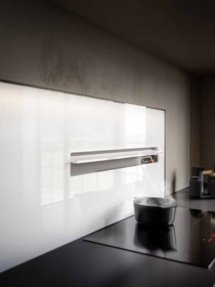 Air Wall extractor hood by Falmec
