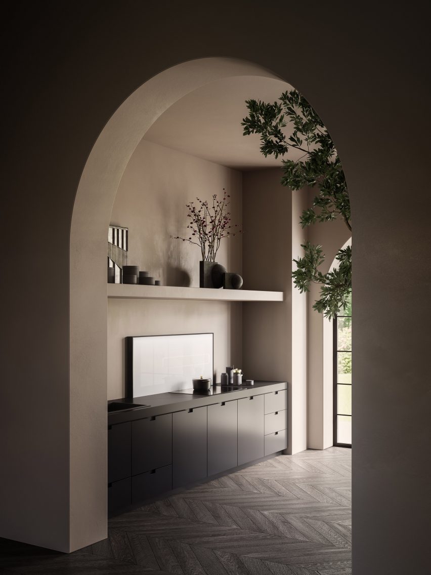 Air Wall extractor hood by Falmec