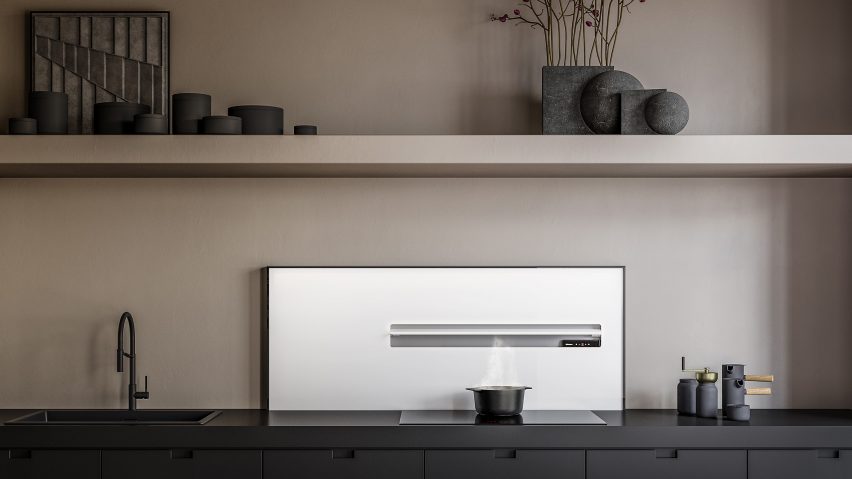 Air Wall extractor hood by Falmec