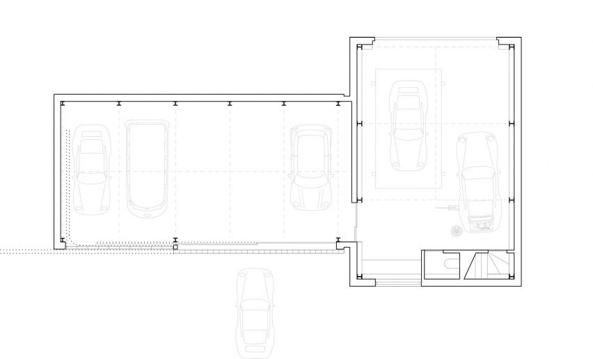 Car barn in Somerset by Bindloss Dawes