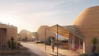 El Cosmico hotel huts