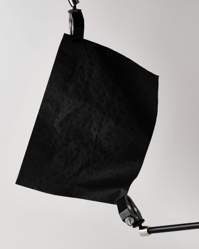 Black biomaterial by Jen Keane