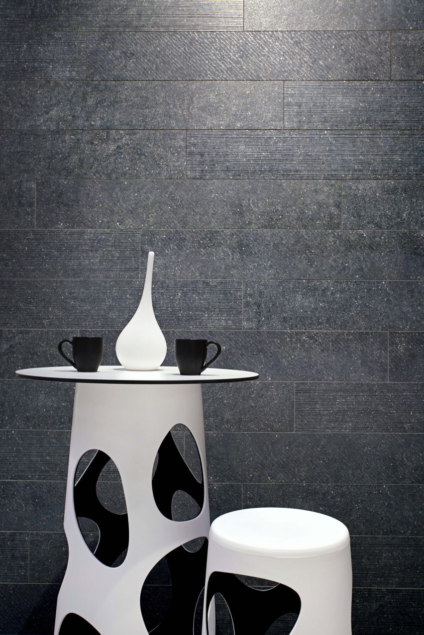 Black Stile collection tiles by Casalgrande Padana
