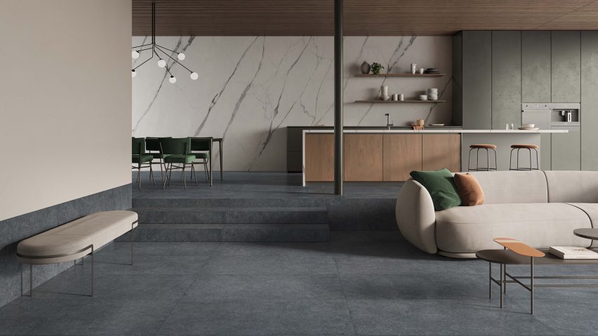 Black Stile collection tiles by Casalgrande Padana