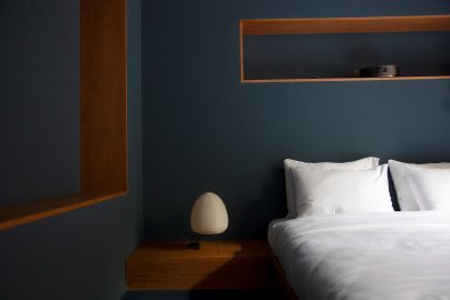 The interior of a room in a Tbilisi hotel
