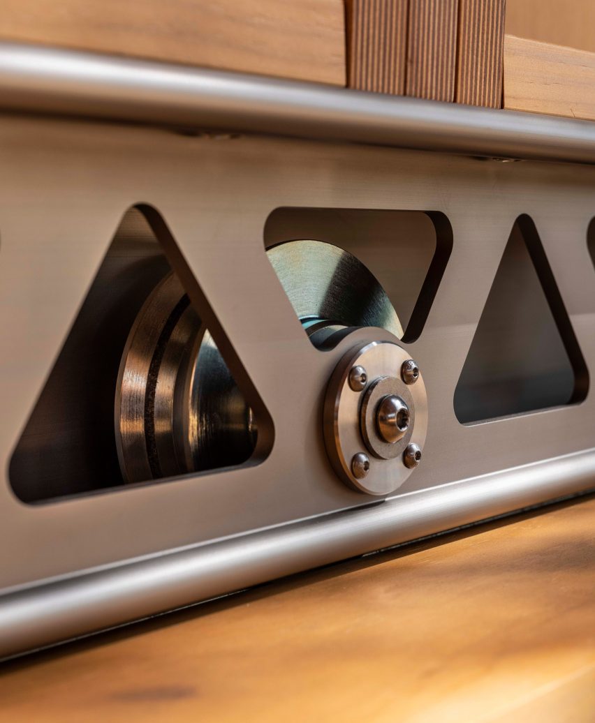 Interior of Cabin Anna in the Netherlands by Caspar Schols