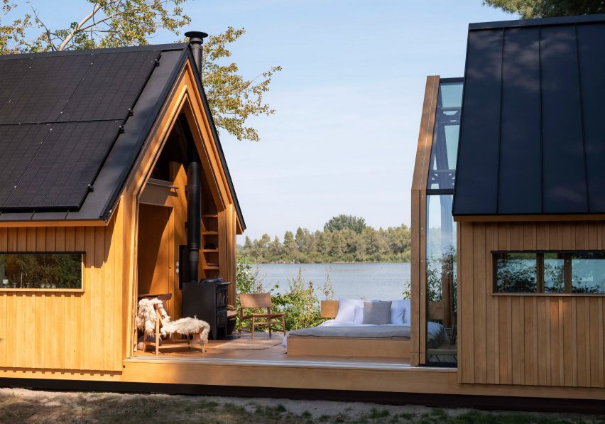Exterior of Cabin Anna in the Netherlands by Caspar Schols