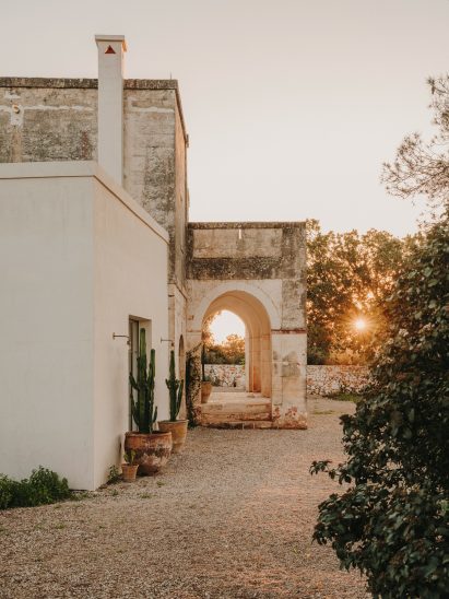 Exterior of renovated Puglia school dating back to 1883