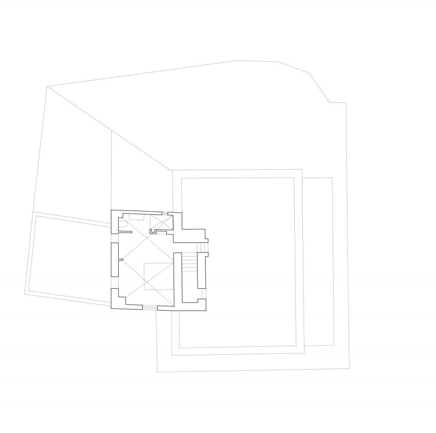 Floor plan of Casolare Scarani in Puglia by Studio Andrew Trotter