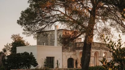 Exterior of Casolare Scarani in Puglia by Studio Andrew Trotter