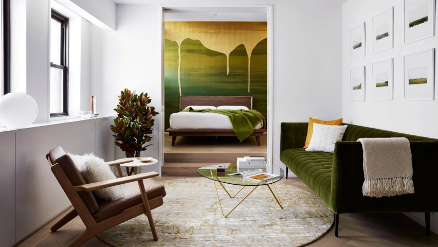 Interior of Chelsea pied-a-terre