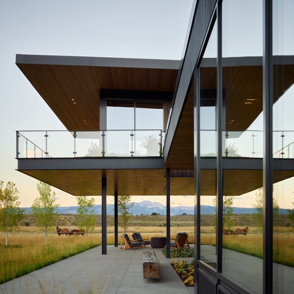 Horses a “constant visual presence” at Black Fox Ranch by CLB Architects