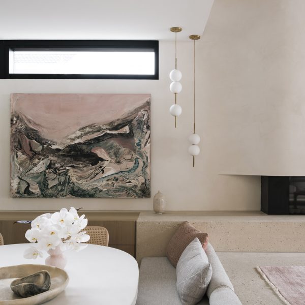 Interior with Code lighting system