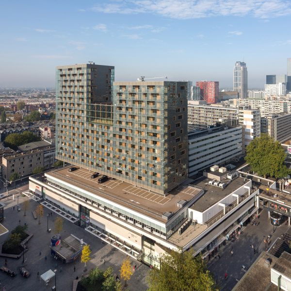 De Karel Doorman mass-timber high-rise building by Ibelings van Tilburg