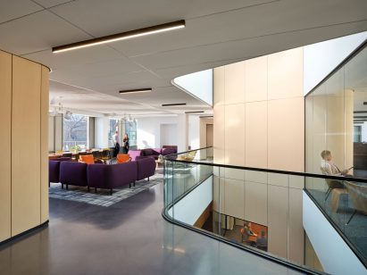 Central lightwell in Lewis International Law Center