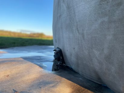 A valve on the Deploy water tank