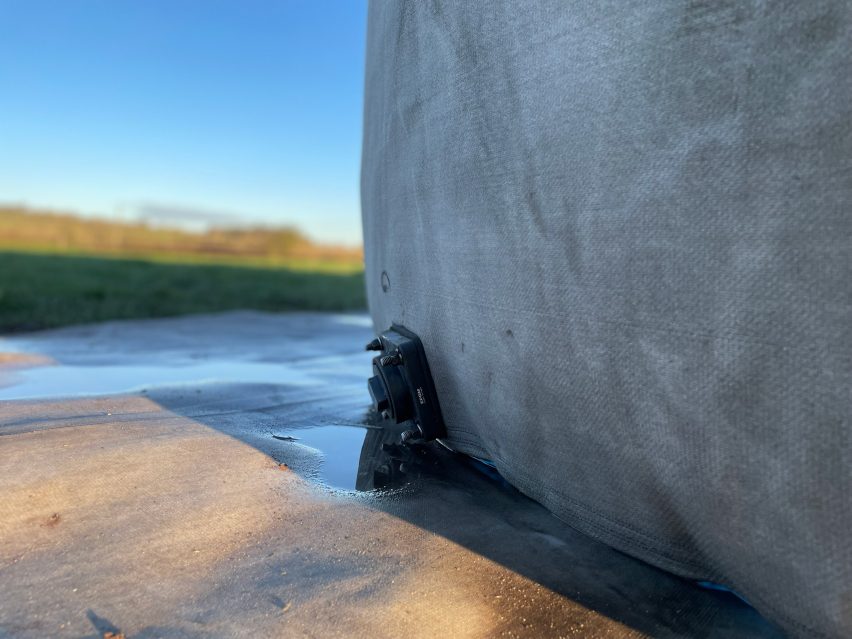 A valve on the Deploy water tank
