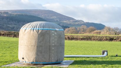 Deploy water tank