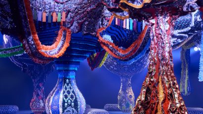Image of the Dior installation