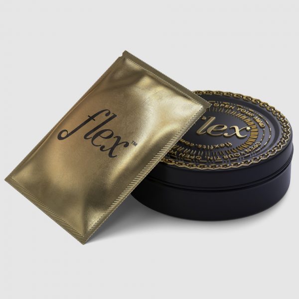 Flex tampon that can be worn during sex