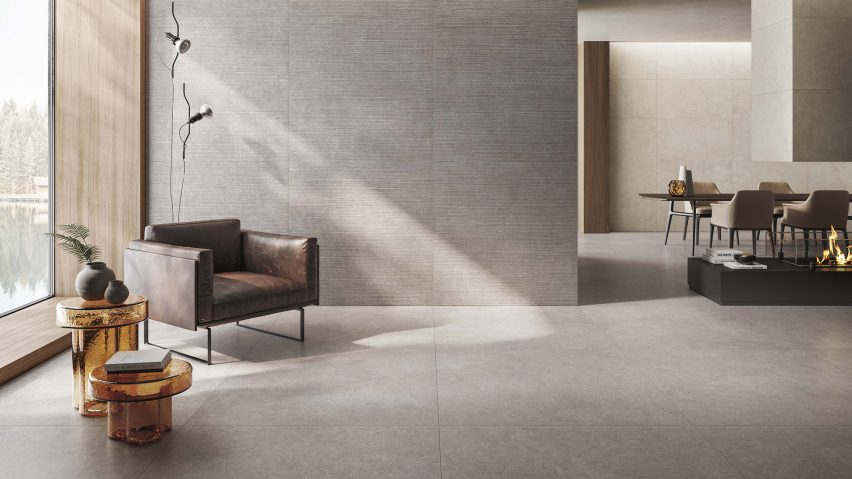 French Grey Stile collection tiles by Casalgrande Padana