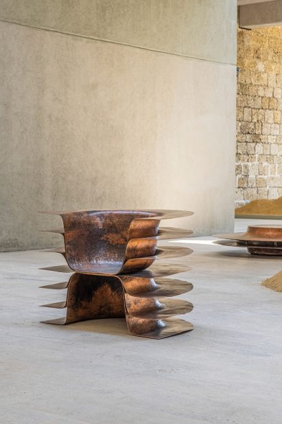 Copper furniture at Montesino DR